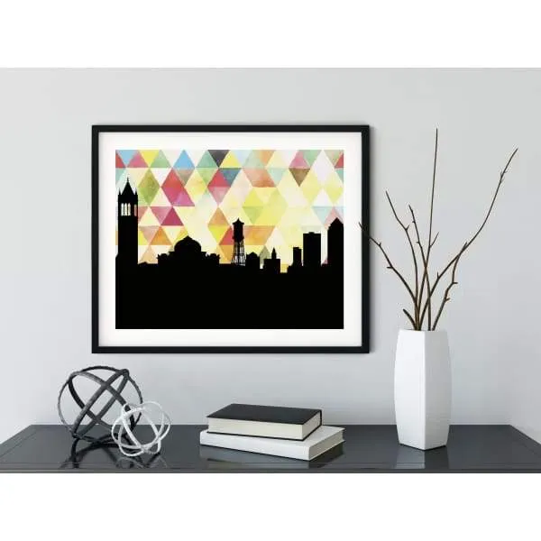 Ames, Iowa geometric skyline