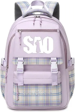 Anime Sword Art Online Backpack Mochila Satchel Daypack School Bag Bookbag 13