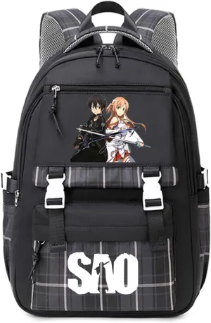 Anime Sword Art Online Backpack Mochila Satchel Daypack School Bag Bookbag 20