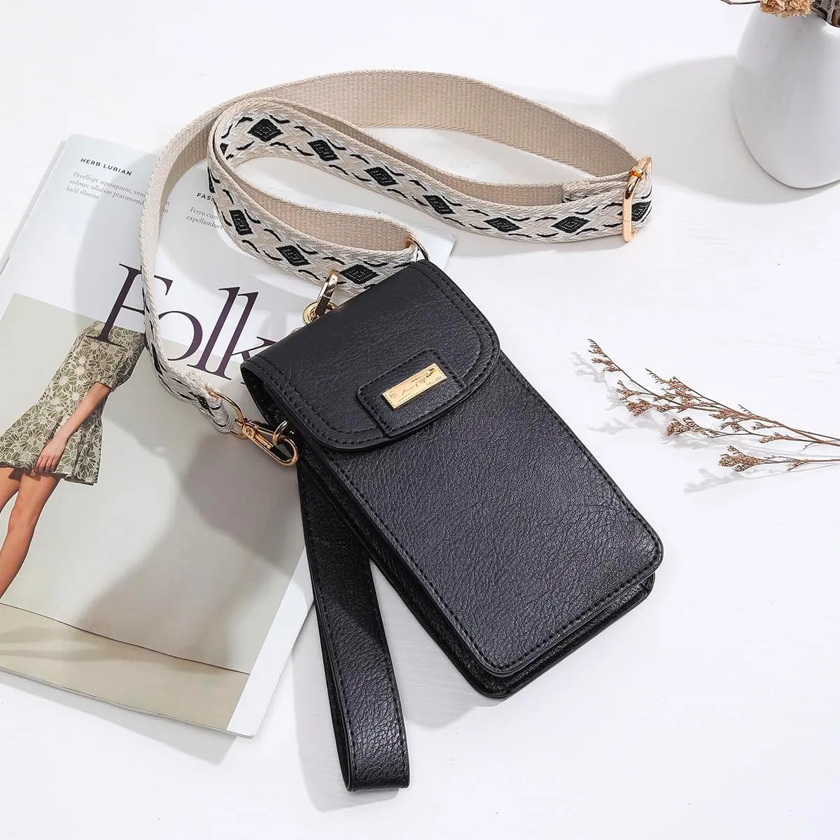 AnsTOP Small Crossbody Bag for Women - Phone Purse Crossbody Cell Phone Purse for Women with 2 Strap