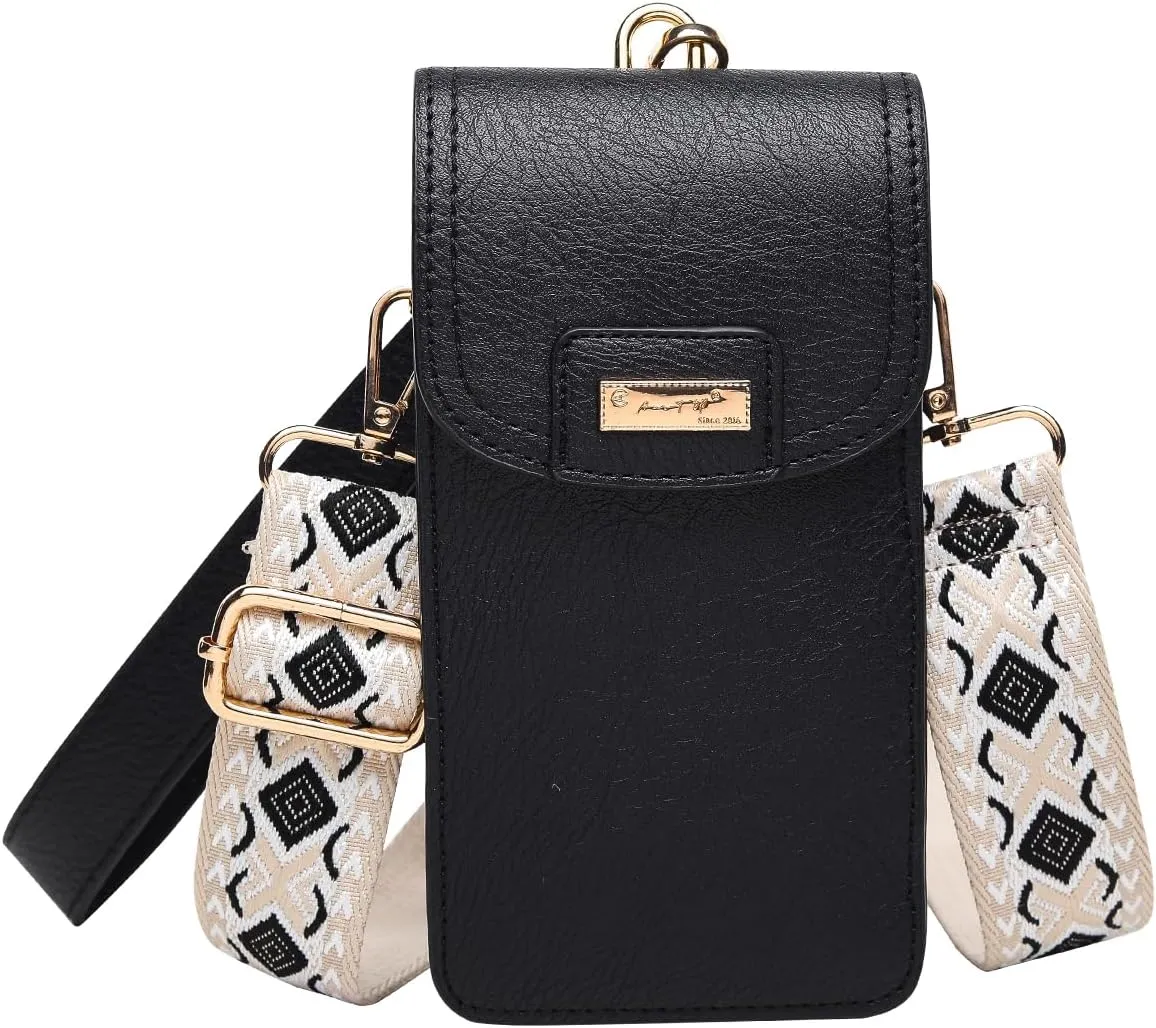 AnsTOP Small Crossbody Bag for Women - Phone Purse Crossbody Cell Phone Purse for Women with 2 Strap