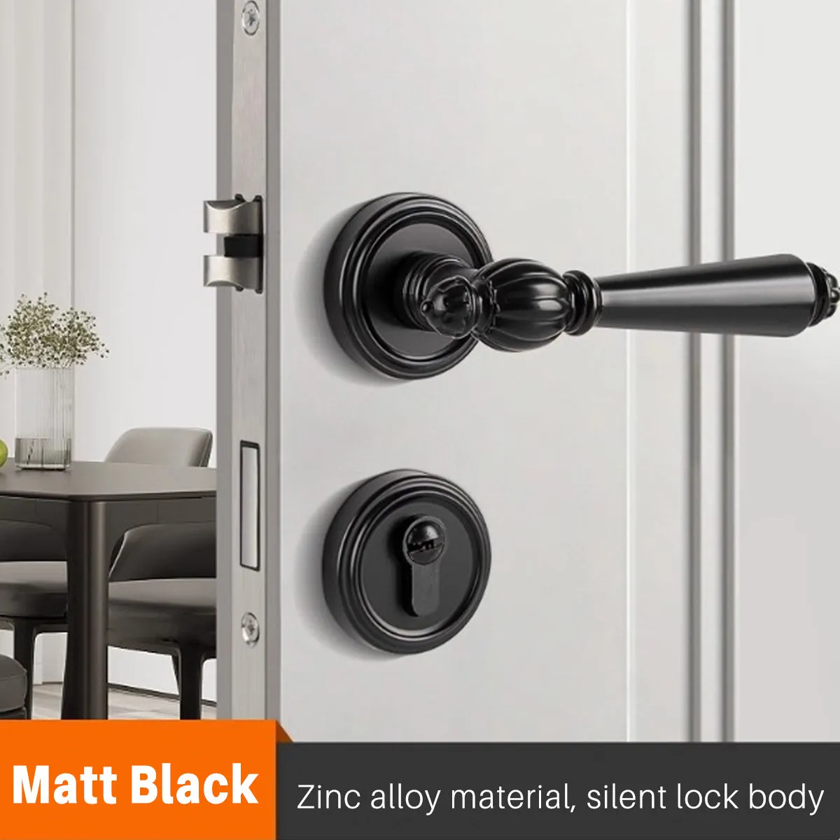 Antique Entrance & Front Door Handles with Lock