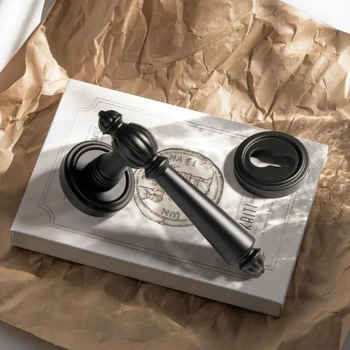 Antique Entrance & Front Door Handles with Lock