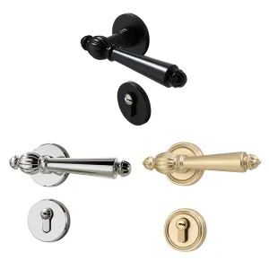Antique Entrance & Front Door Handles with Lock