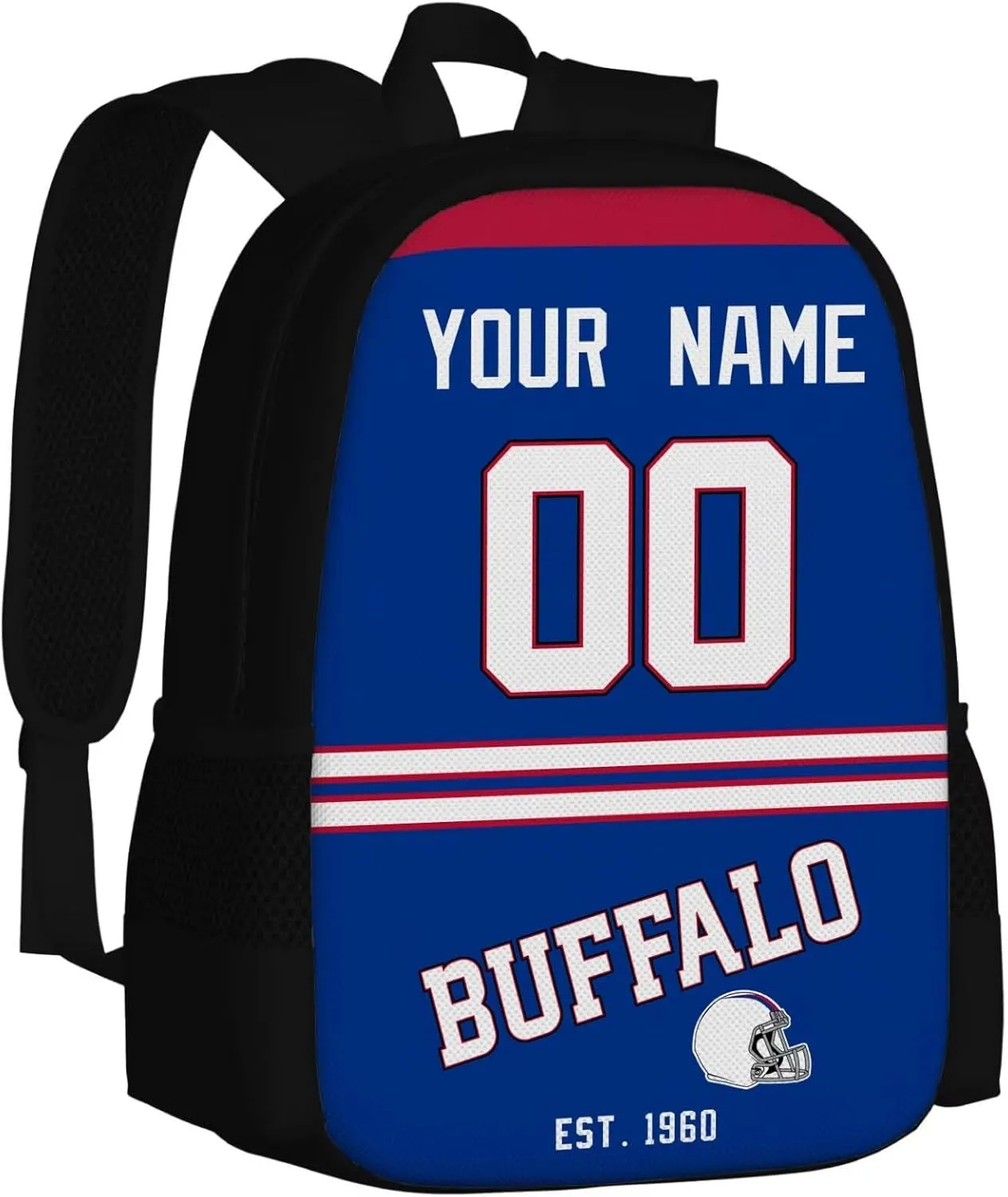 ANTKING Buffalo Backpacks School Backpack Bags Custom Name Number for Men Women Youth Gifts