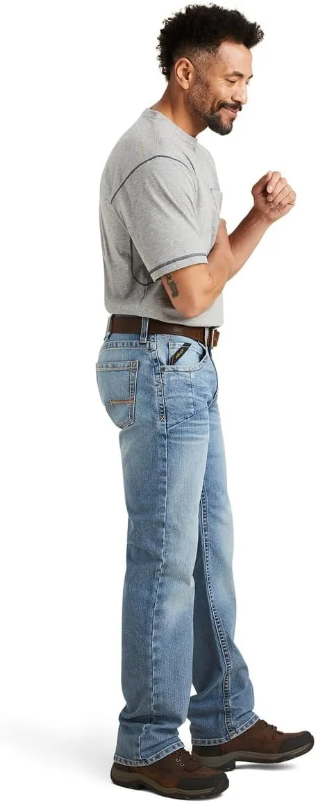 Ariat Men's Rebar M5 Straight Durastretch Edge Straight Leg Jean