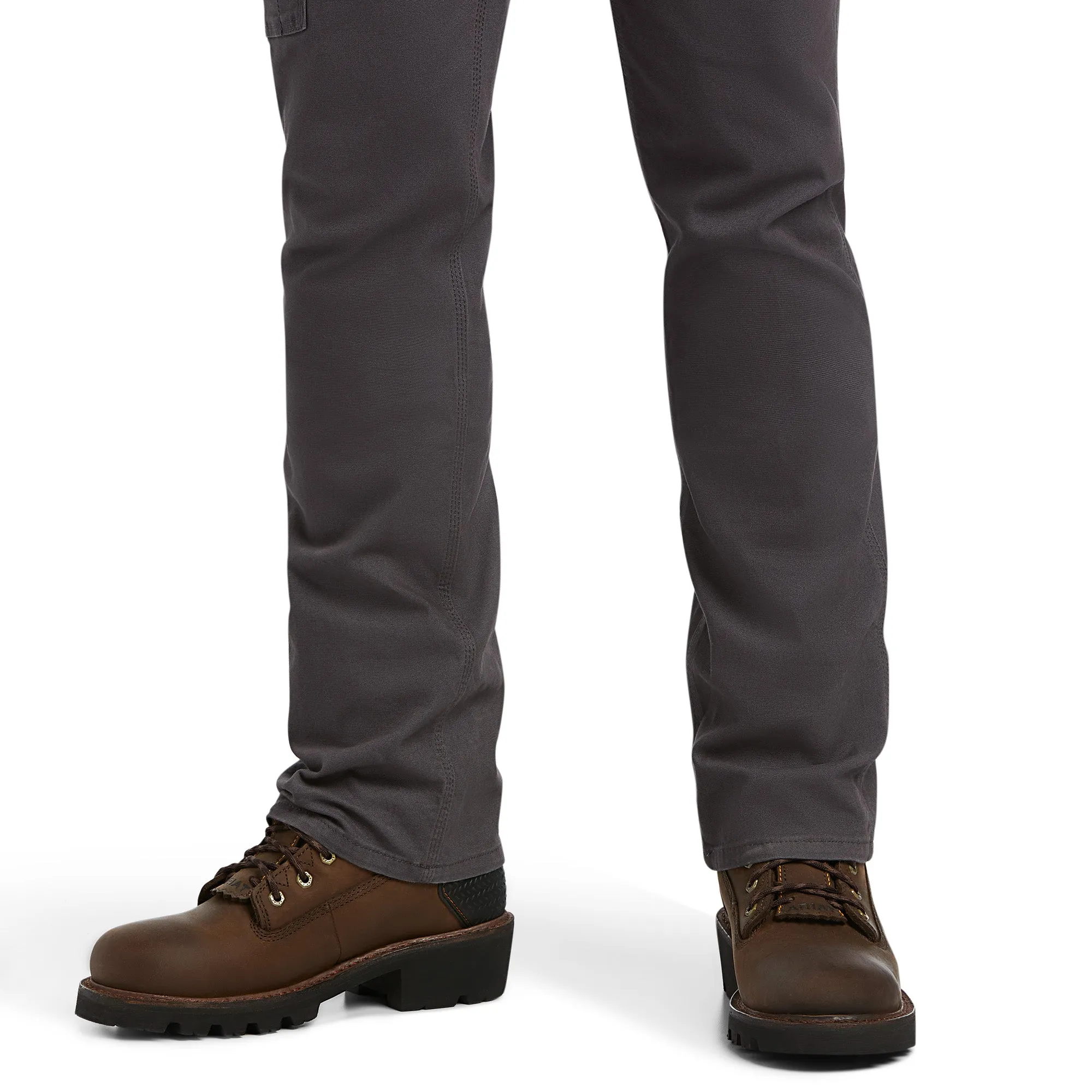 Ariat Mens Rebar M7 Rocker Durastretch Made Tough Straight Leg Pant - Rebar Grey