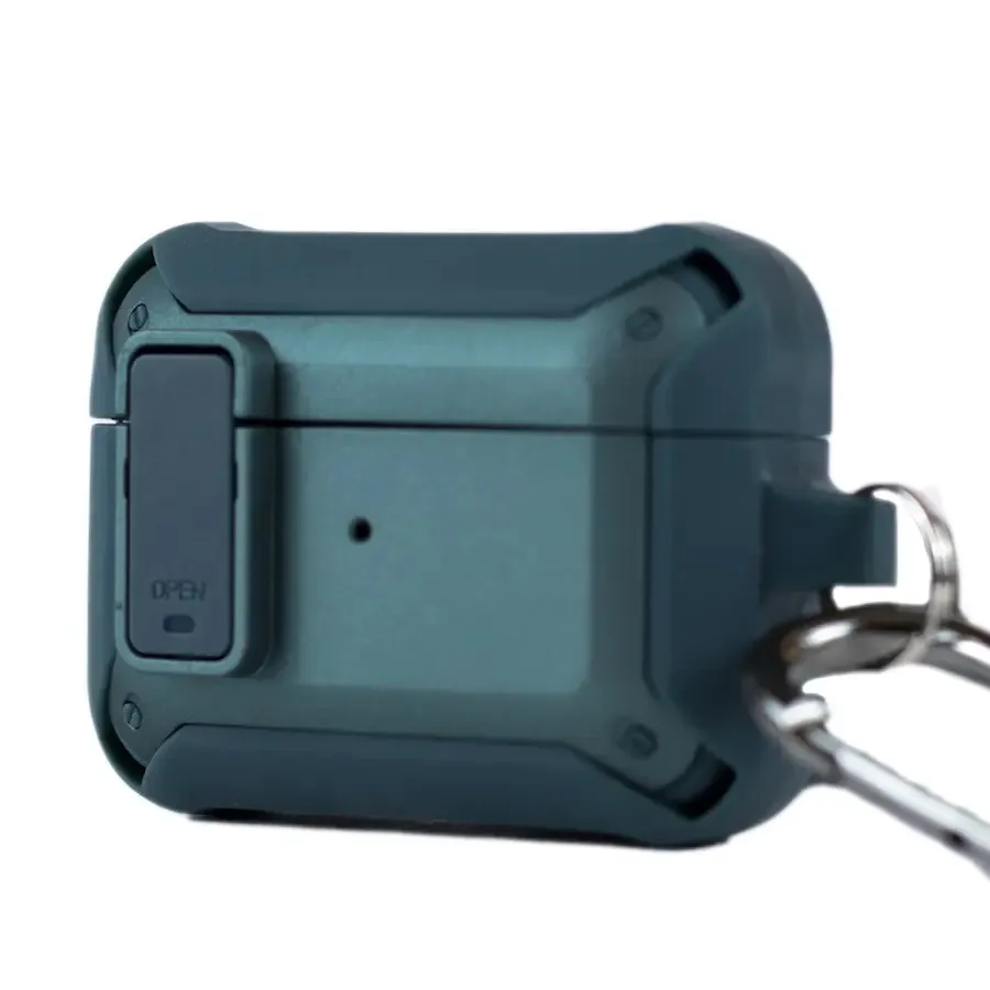 Armor Shockproof Protective AirPods Case - Green