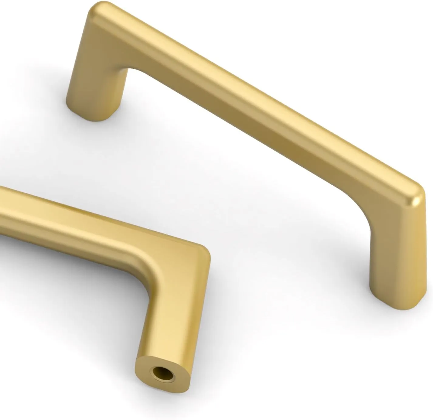 Asidrama 10 Pack 3 Inch(76mm) Gold Cabinet Pulls Cabinet Handles Cupboard Handles Kitchen Cabinet Hardware for Cupboard Drawer Pulls