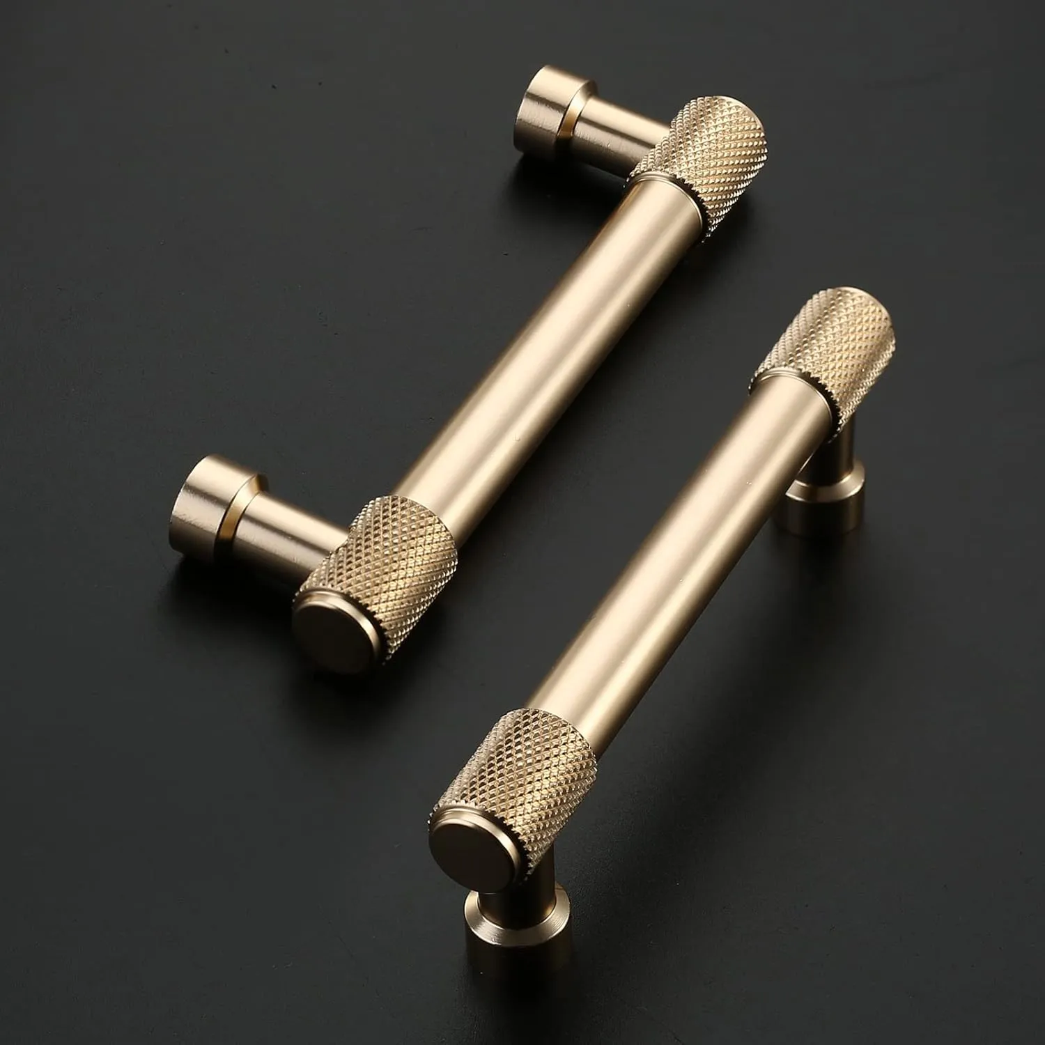 Asidrama 10 Pack 3.75 Inch(96mm) Gold Cabinet Pulls Cabinet Handles Cupboard Handles Kitchen Cabinet Hardware for Cupboard Drawer Pulls