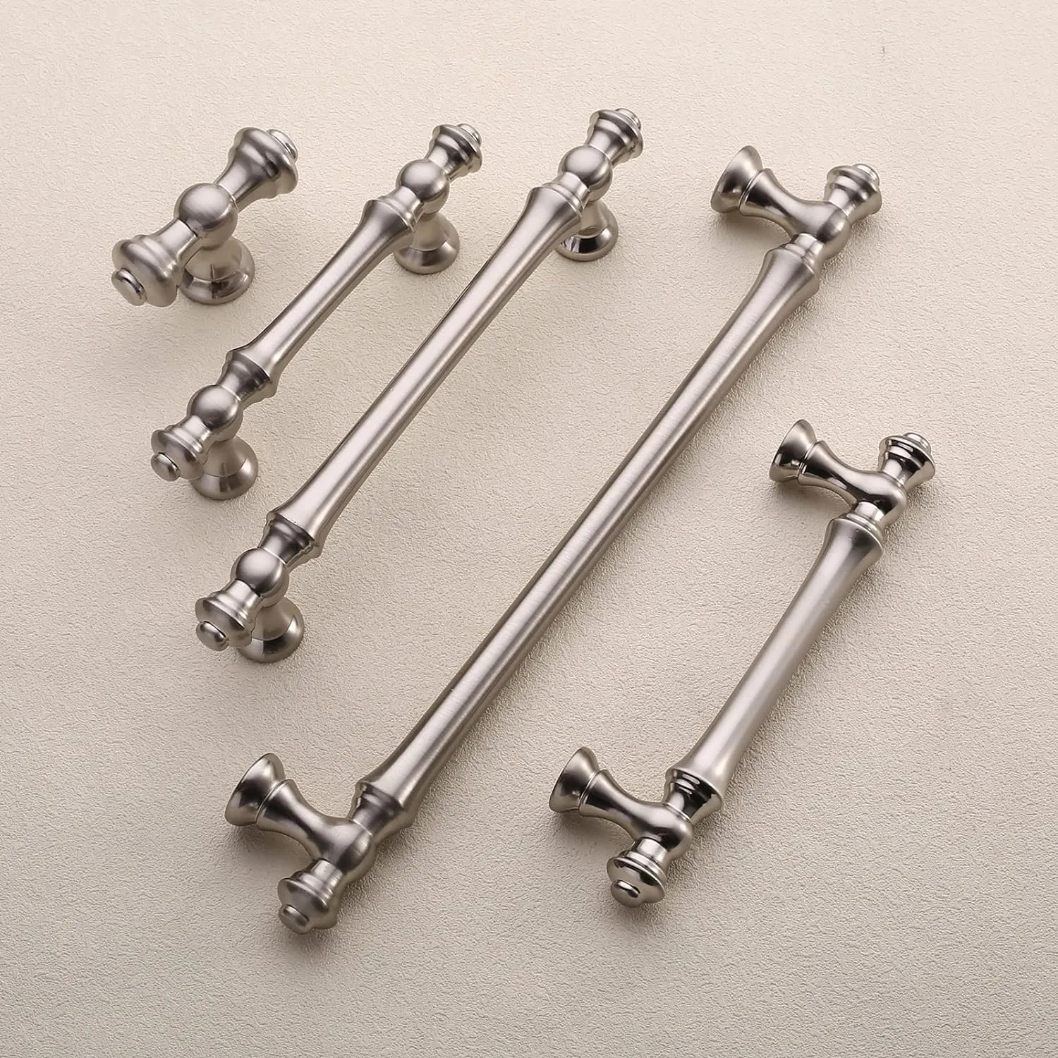 Asidrama 20 Pack 3 Inch(76mm) Brushed Satin Nickel Kitchen Cabinet Handles, Cabinet Pulls Kitchen Cabinet Hardware for Cupboard Drawer Pulls Dresser Handles