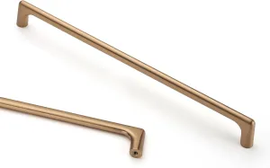 Asidrama 6 Pack 10 Inch(256mm) Champagne Bronze Cabinet Pulls Cabinet Handles Cupboard Handles Kitchen Cabinet Hardware for Cupboard Drawer Pulls