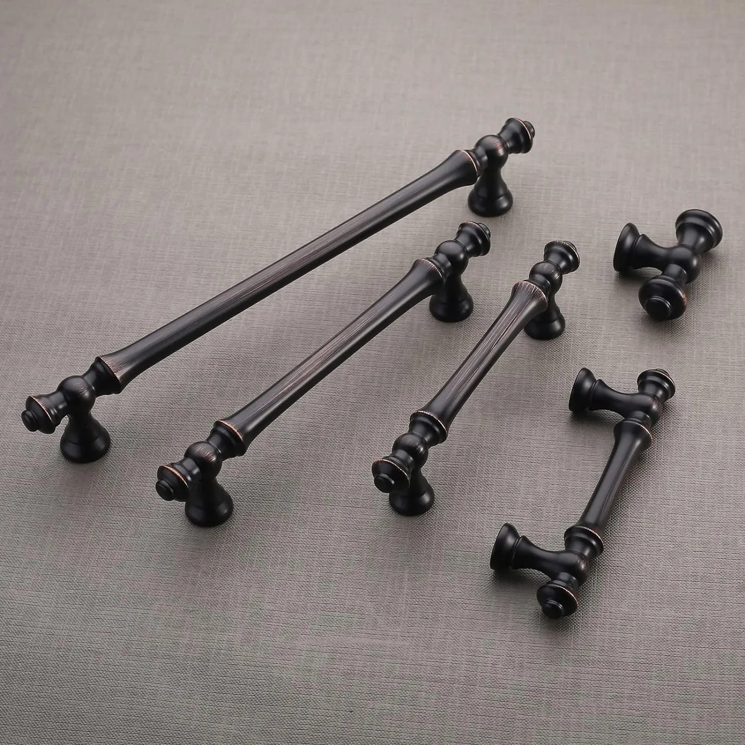Asidrama 6 Pack 7.5 Inch(192mm) Oil-Rubbed Bronze Kitchen Cabinet Handles, Cabinet Pulls Kitchen Cabinet Hardware for Cupboard Drawer Handles Dresser Pulls