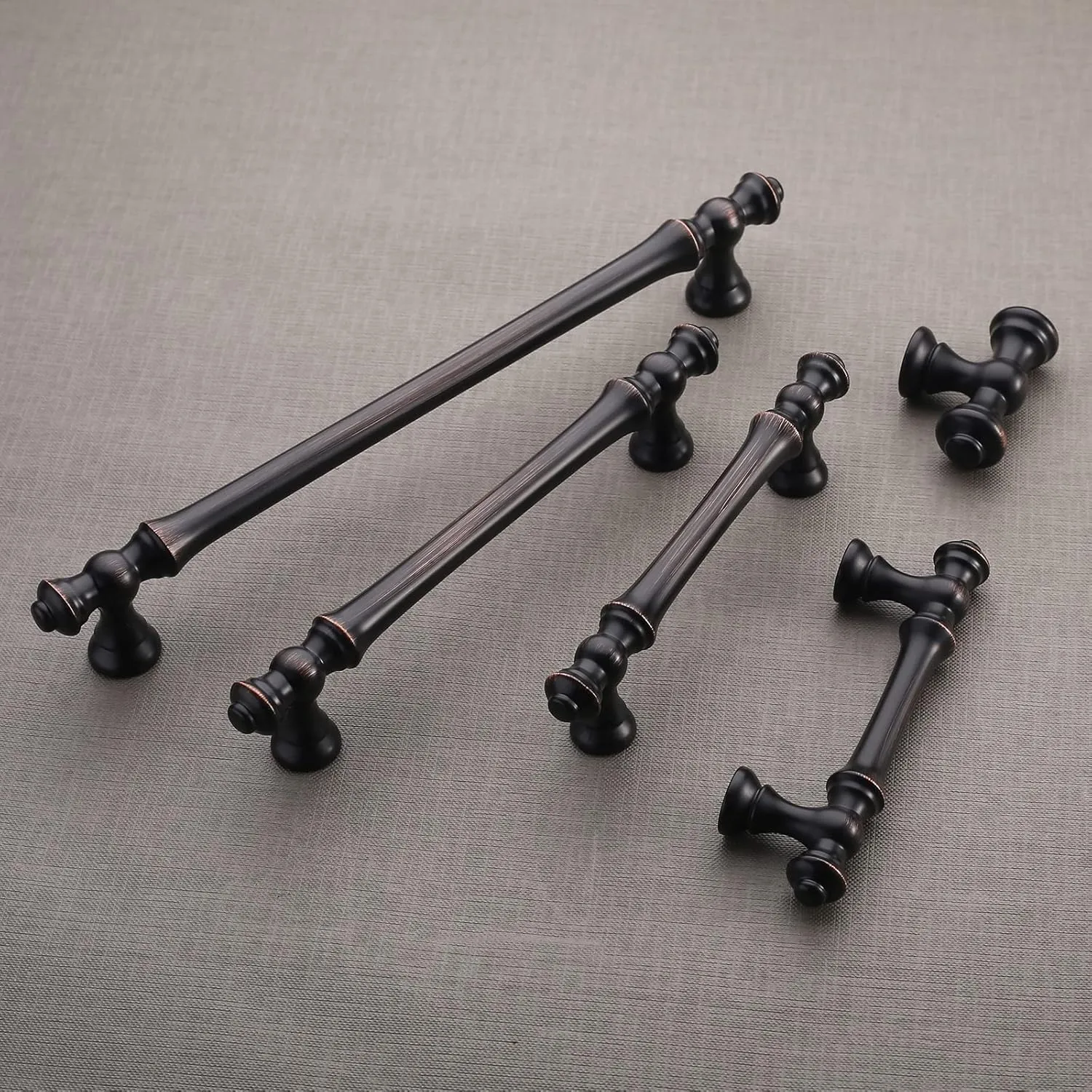 Asidrama 6 Pack 7.5 Inch(192mm) Oil-Rubbed Bronze Kitchen Cabinet Handles, Cabinet Pulls Kitchen Cabinet Hardware for Cupboard Drawer Handles Dresser Pulls