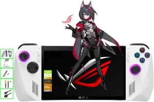 ASUS ROG Ally Handheld Gaming PC | 7" 120Hz FHD Touchscreen Gamer Laptop | 16GB LPDDR5 RAM | 1TB SSD & 128GB Portable SSD | AMD Ryzen Z1 Extreme | Wi-Fi | Ultra Light | Windows 11 | LE Bundle