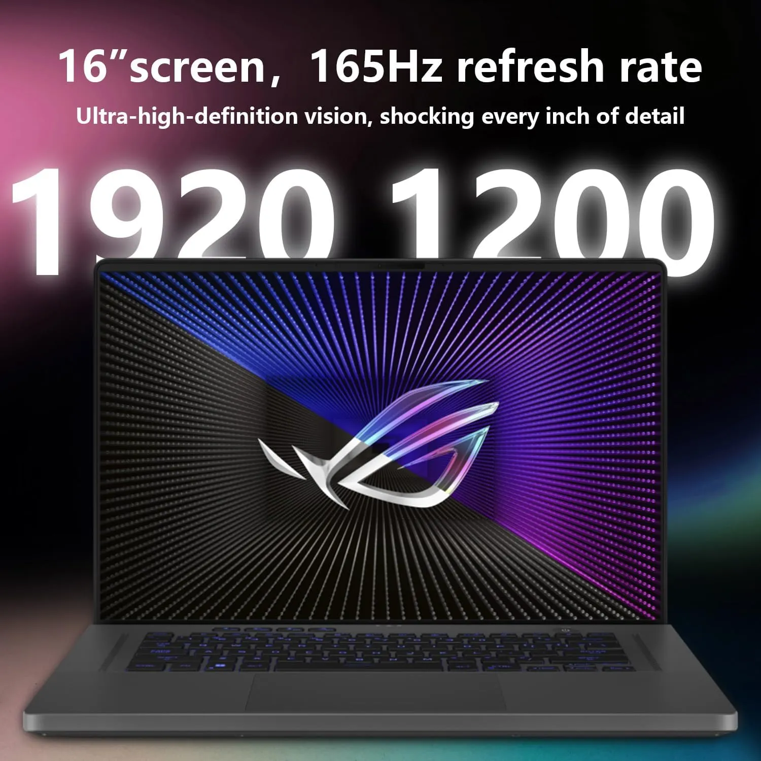 ASUS ROG Zephyrus Pro G16 VR-Ready Gaming Laptop, 16“ FHD 165Hz IPS, Intel i7-13620H, NVIDIA GeForce RTX 4070, 48GB RAM, 2TB SSD, Win 11 Pro, Bundle with PCO Notebook Folding Radiator, Laptop Cooler