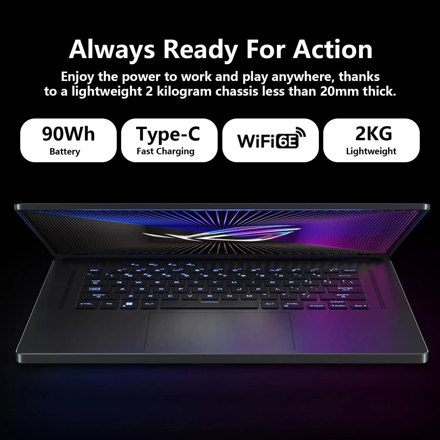 ASUS ROG Zephyrus Pro G16 VR-Ready Gaming Laptop, 16“ FHD 165Hz IPS, Intel i7-13620H, NVIDIA GeForce RTX 4070, 48GB RAM, 2TB SSD, Win 11 Pro, Bundle with PCO Notebook Folding Radiator, Laptop Cooler