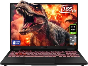 ASUS TUF A16 Copilot  Gaming Laptop, AMD Ryzen AI 9 HX 370, 32 GB LPDDR5x RAM, 1 TB PCle SSD, 16" WQXGA (2560x1600) 165Hz Display, Nvidia G-Force RTX 4060, 1-Zone RGB Keyboard, W11 Pro, Jaeger Gray