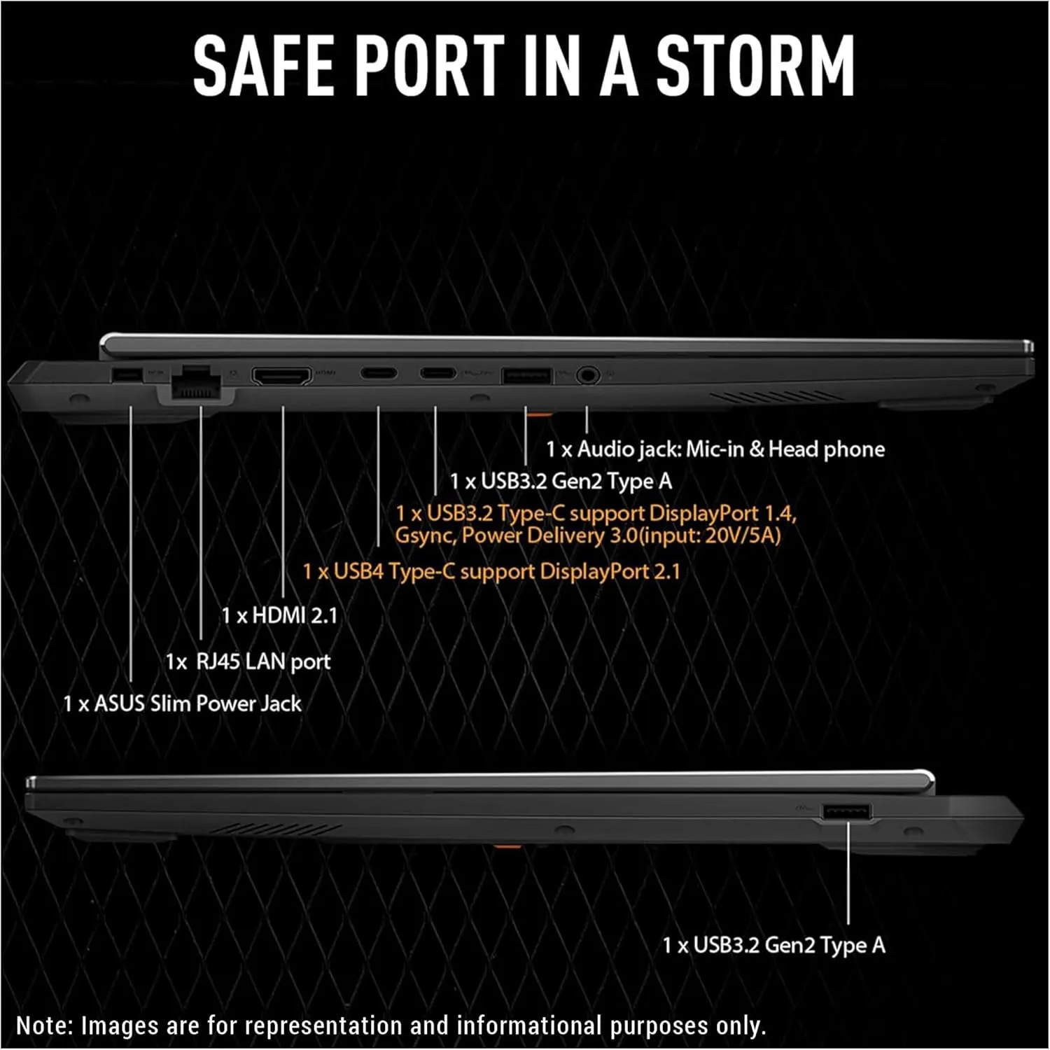 ASUS TUF A16 Copilot  Gaming Laptop, AMD Ryzen AI 9 HX 370, 32 GB LPDDR5x RAM, 1 TB PCle SSD, 16" WQXGA (2560x1600) 165Hz Display, Nvidia G-Force RTX 4060, 1-Zone RGB Keyboard, W11 Pro, Jaeger Gray