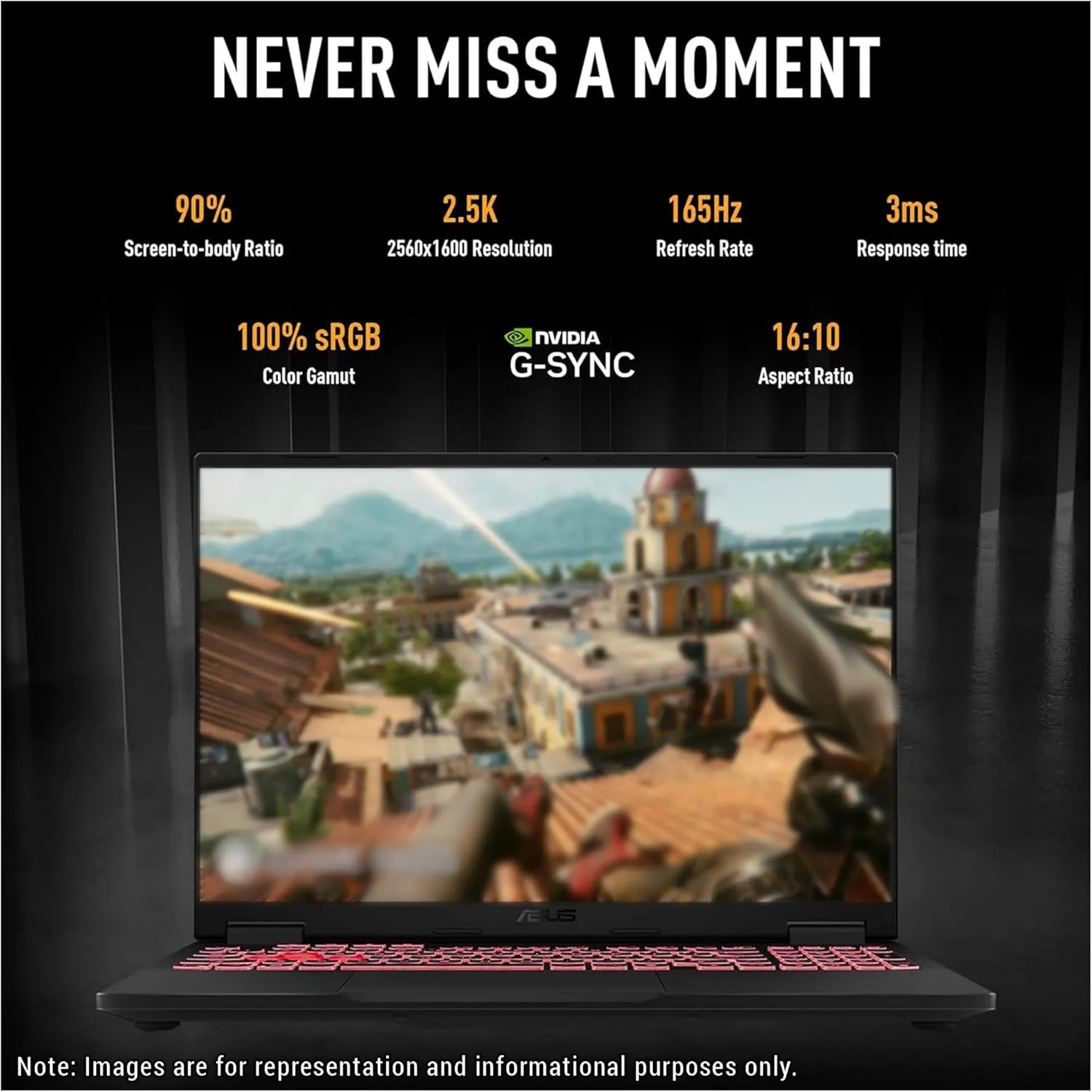 ASUS TUF A16 Copilot  Gaming Laptop, AMD Ryzen AI 9 HX 370, 32 GB LPDDR5x RAM, 1 TB PCle SSD, 16" WQXGA (2560x1600) 165Hz Display, Nvidia G-Force RTX 4060, 1-Zone RGB Keyboard, W11 Pro, Jaeger Gray