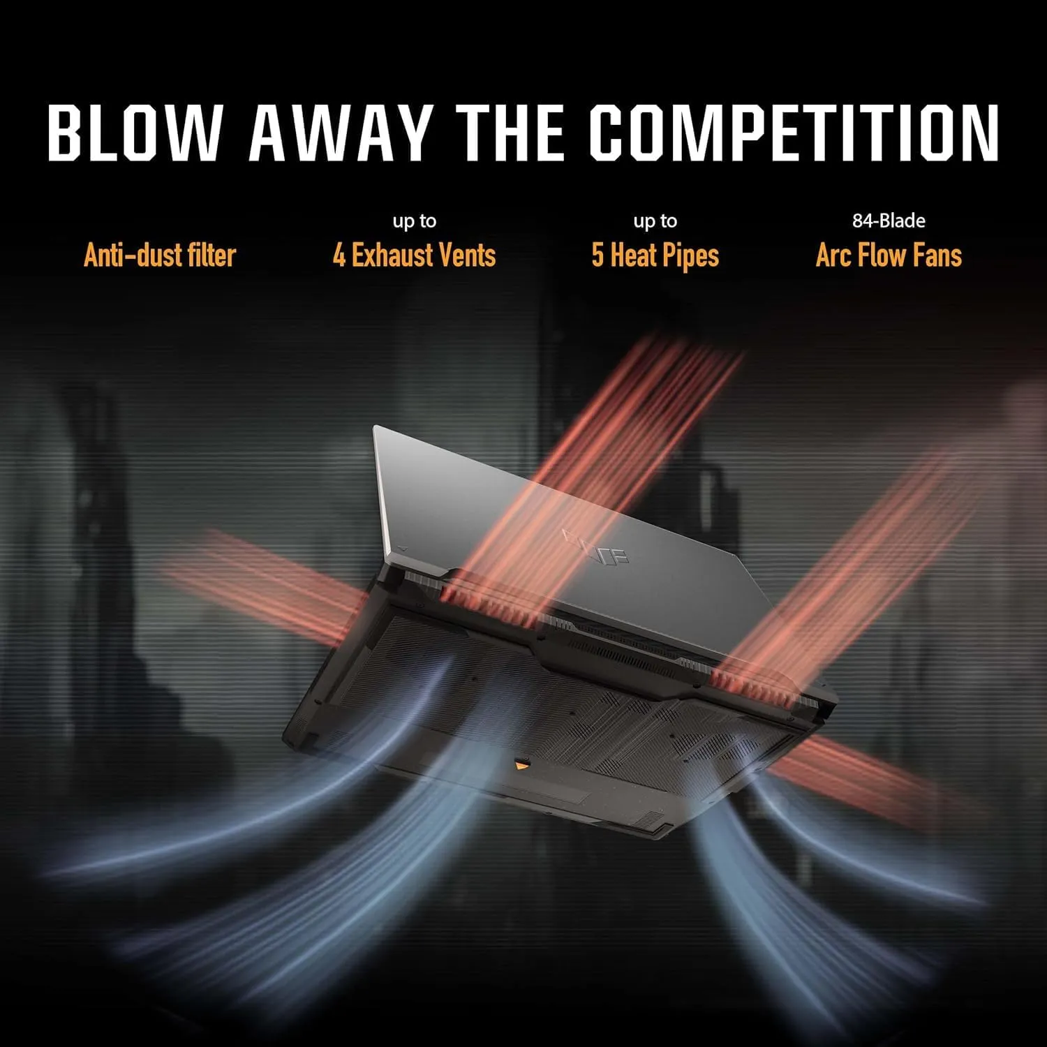 ASUS TUF A16 Gaming Laptop, 16" 2560 x 1600 165Hz Display, AMD Ryzen 9 7940HX(Beat i9-13900H), GeForce RTX 4070, 32 GB DDR5 RAM, 1 TB SSD, Wi-Fi 6, Backlit, Lifetime Microsoft Office, Windows 11 Pro