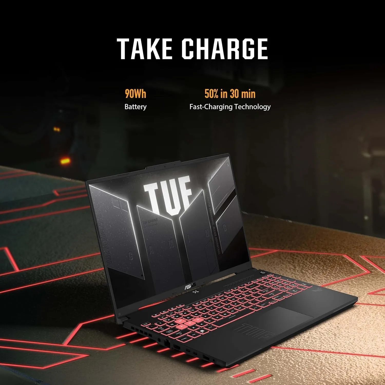 ASUS TUF A16 Gaming Laptop, 16" 2560 x 1600 165Hz Display, AMD Ryzen 9 7940HX(Beat i9-13900H), GeForce RTX 4070, 32 GB DDR5 RAM, 1 TB SSD, Wi-Fi 6, Backlit, Lifetime Microsoft Office, Windows 11 Pro