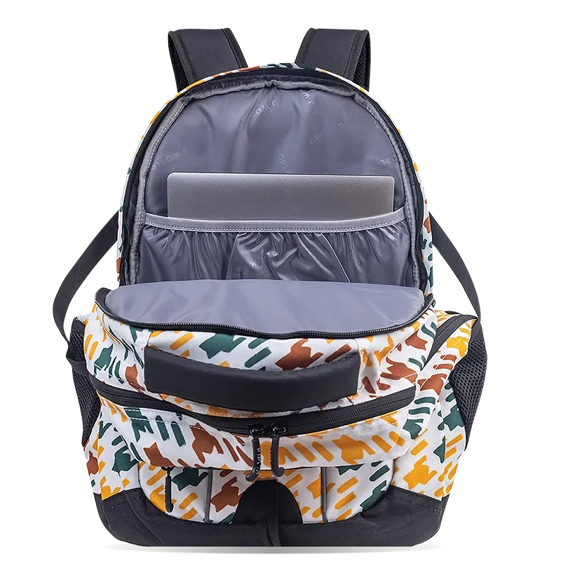 Atom Multi Purpose Laptop Backpack in Vivid Tweed