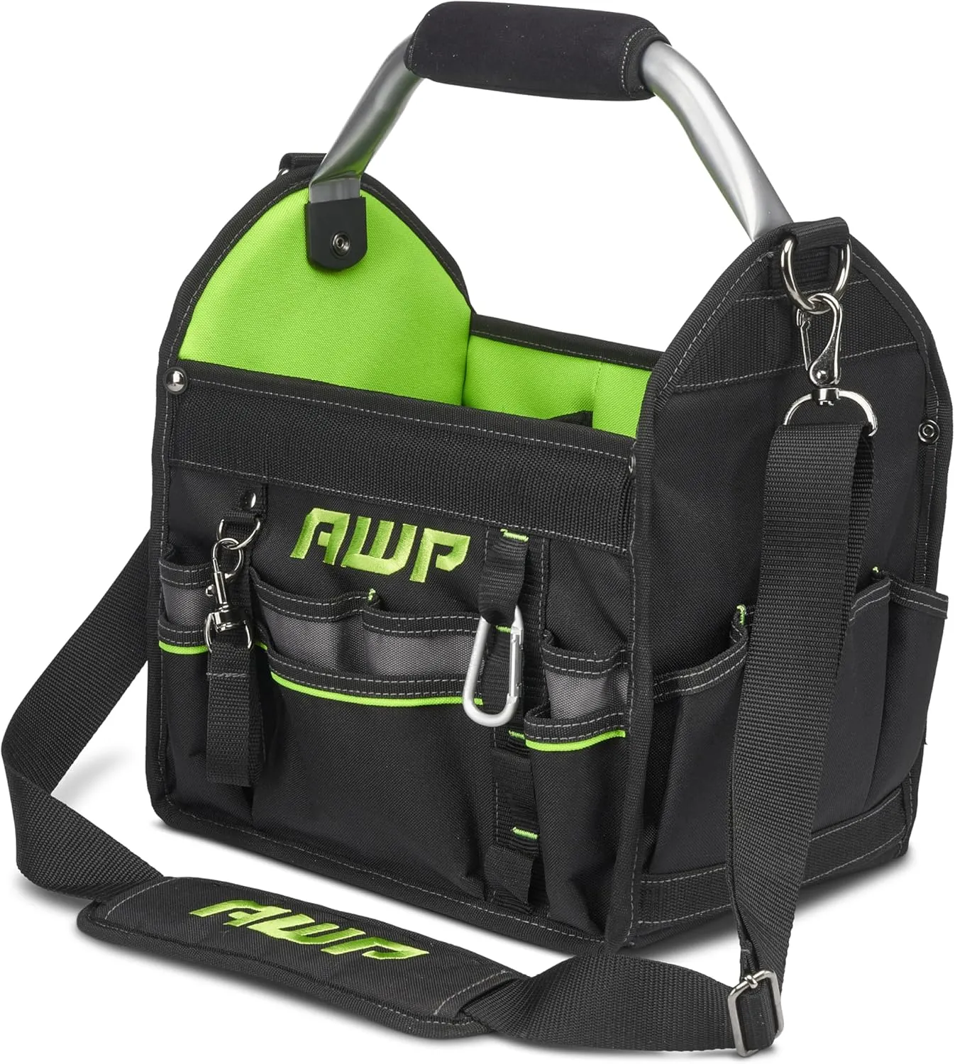AWP Tool Bags, Premium Tool Bag, Black, Durable Tool Tote, for Professionals and Contractors