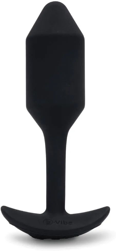 b-Vibe Vibrating Weighted Snug Plug M - Black