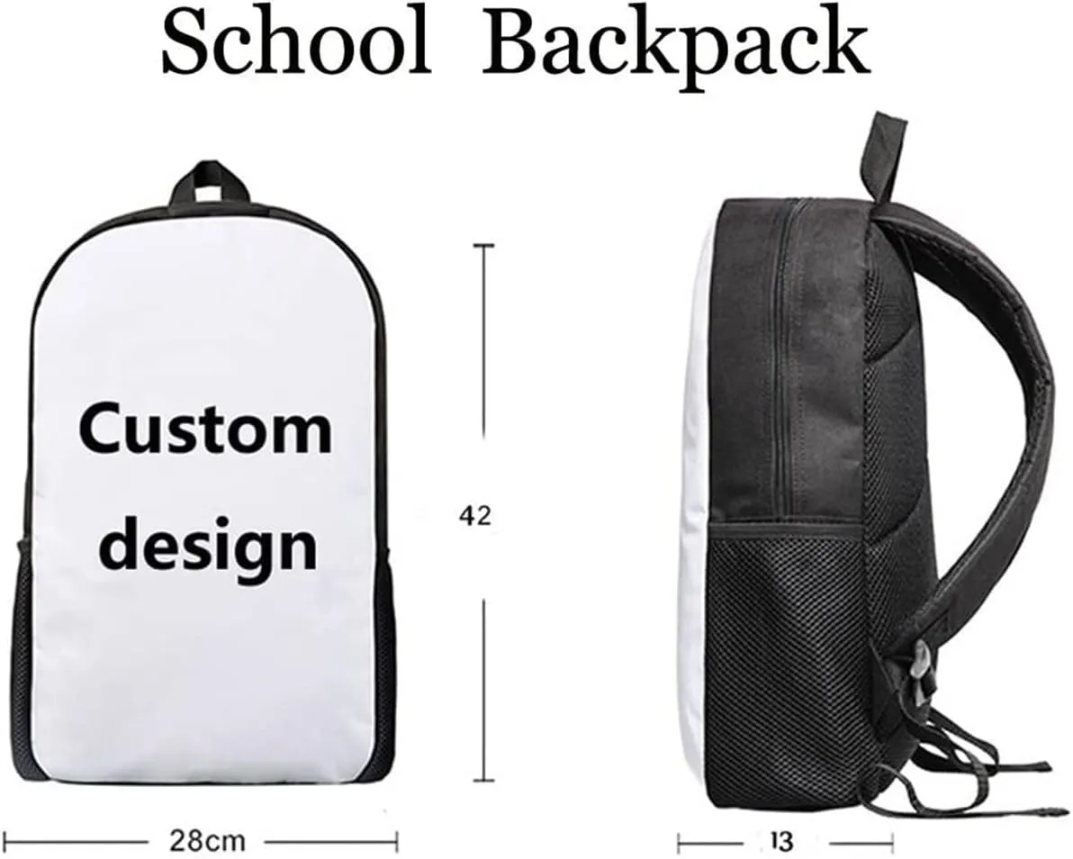 Back Princess Girls Backpack with Lunch Box Pencil Case Set,Kids Book Bag Age 6-8/10-12/14-6,African American Elementary School Bag Lunchbox