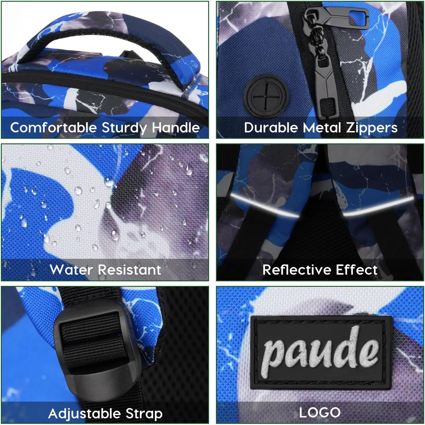 Backpack for Men,College Backpack High School Bookbag for Teen Boys Laptop Bookbag with USB Port