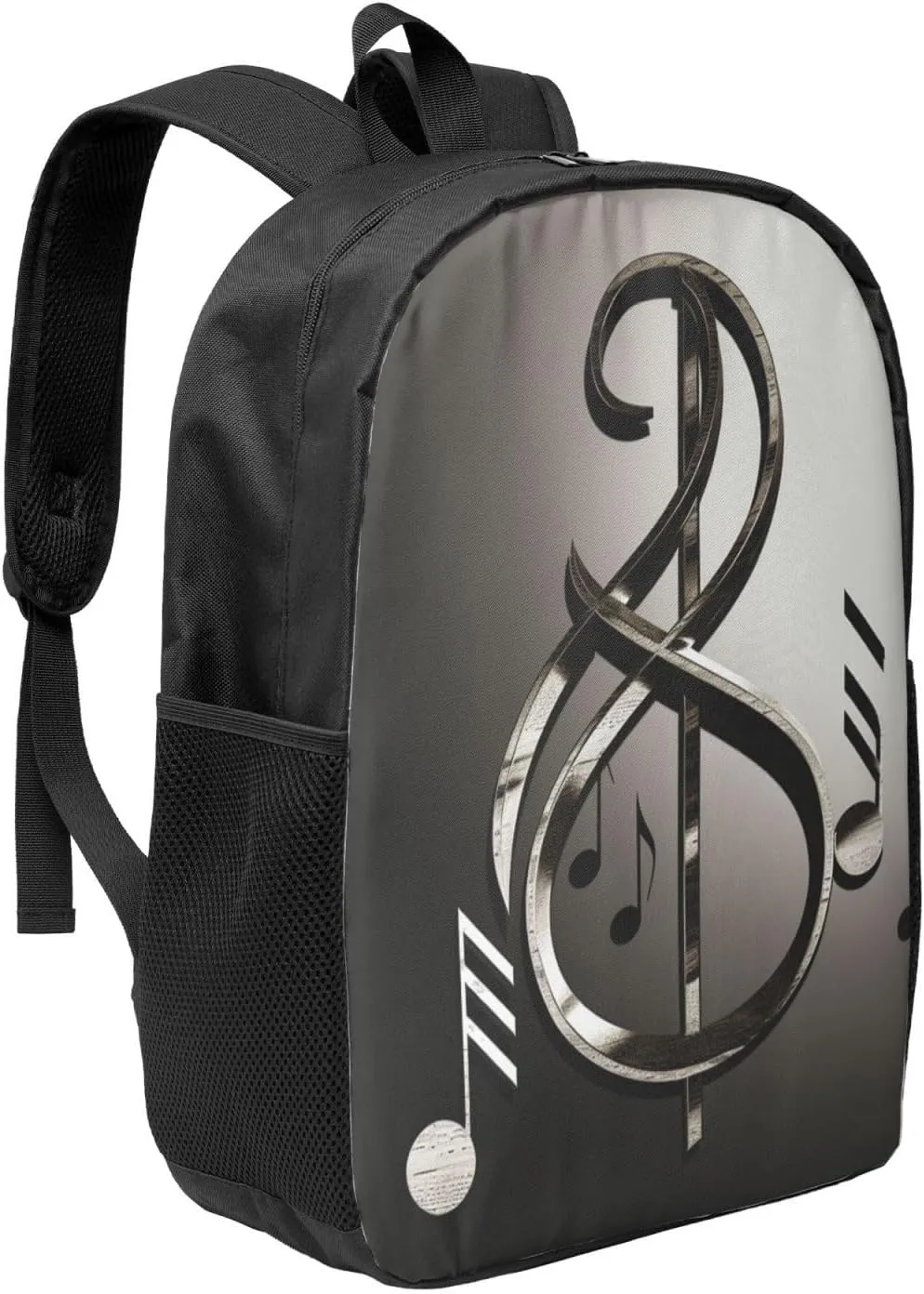 Backpack for Women Men Lightweight Casual Travel Daypack Music Symbol Laptop Backpack Cute Work Bag