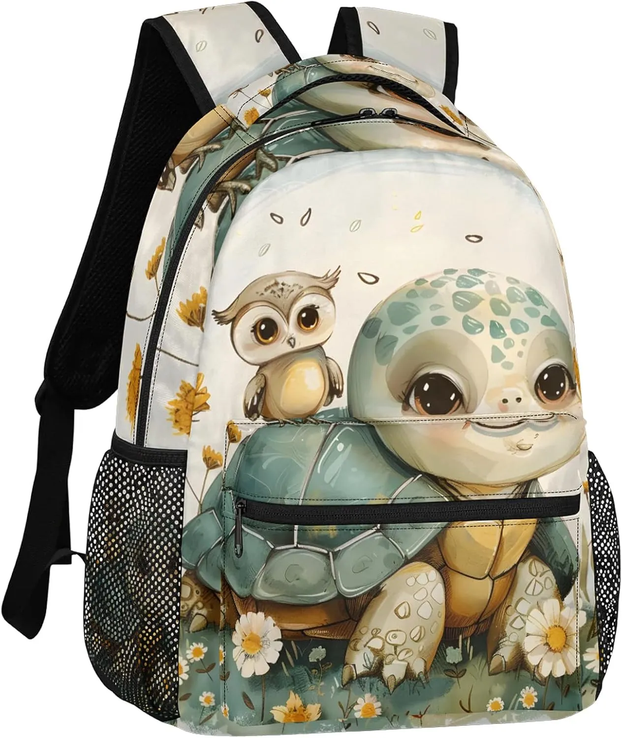 Backpack Mama Turtle Book Bags Laptop Backpacks Lightweight Multipurpose Daypack for Men Women Travel Hiking