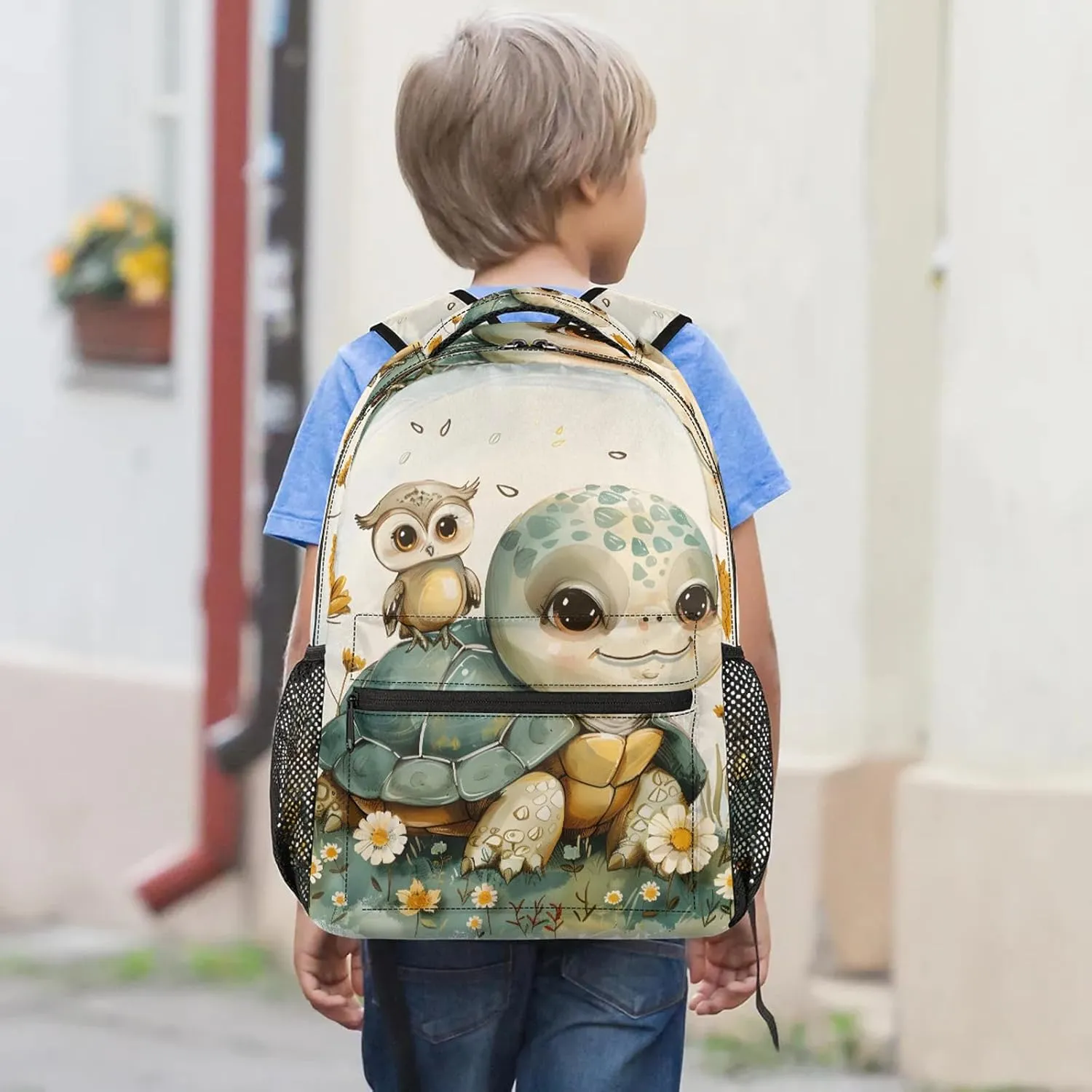 Backpack Mama Turtle Book Bags Laptop Backpacks Lightweight Multipurpose Daypack for Men Women Travel Hiking