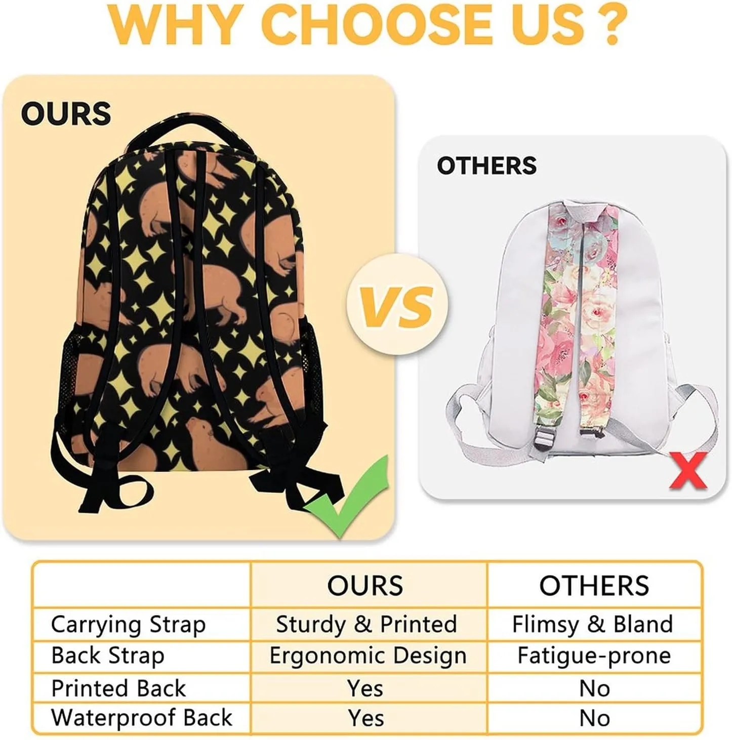 Backpack with Lunch Box for Girls, School Backpacks for Kids Boys, 17 Inch Cute Animal Bookbag with Pencil Case, Girls Bookbags for Elementary Middle School