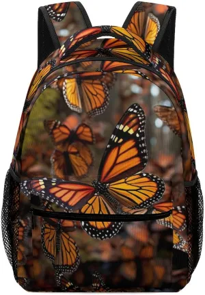 Backpacks Monarch Butterflies Travel Bag Laptop Backpack Casual Daypack for Weekender Business Hiking