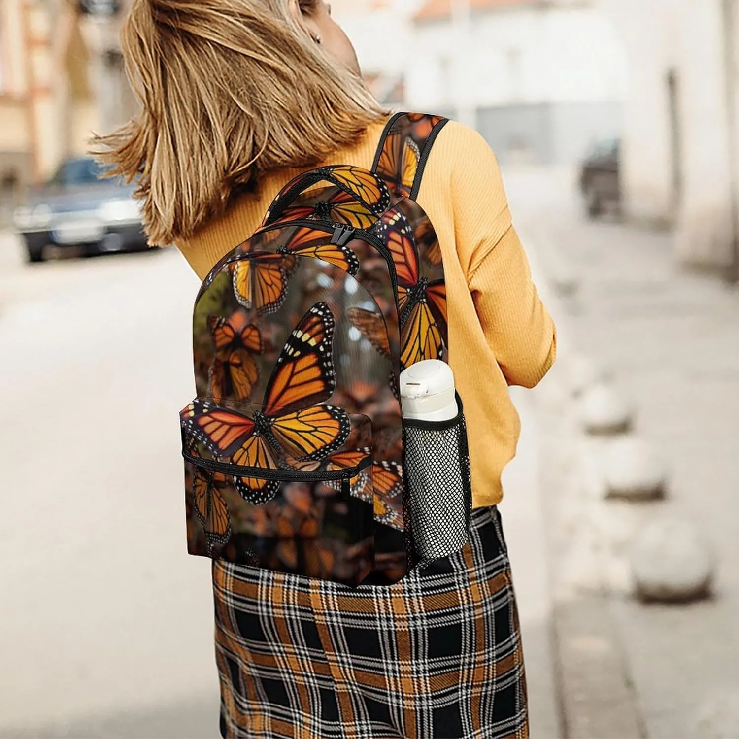 Backpacks Monarch Butterflies Travel Bag Laptop Backpack Casual Daypack for Weekender Business Hiking