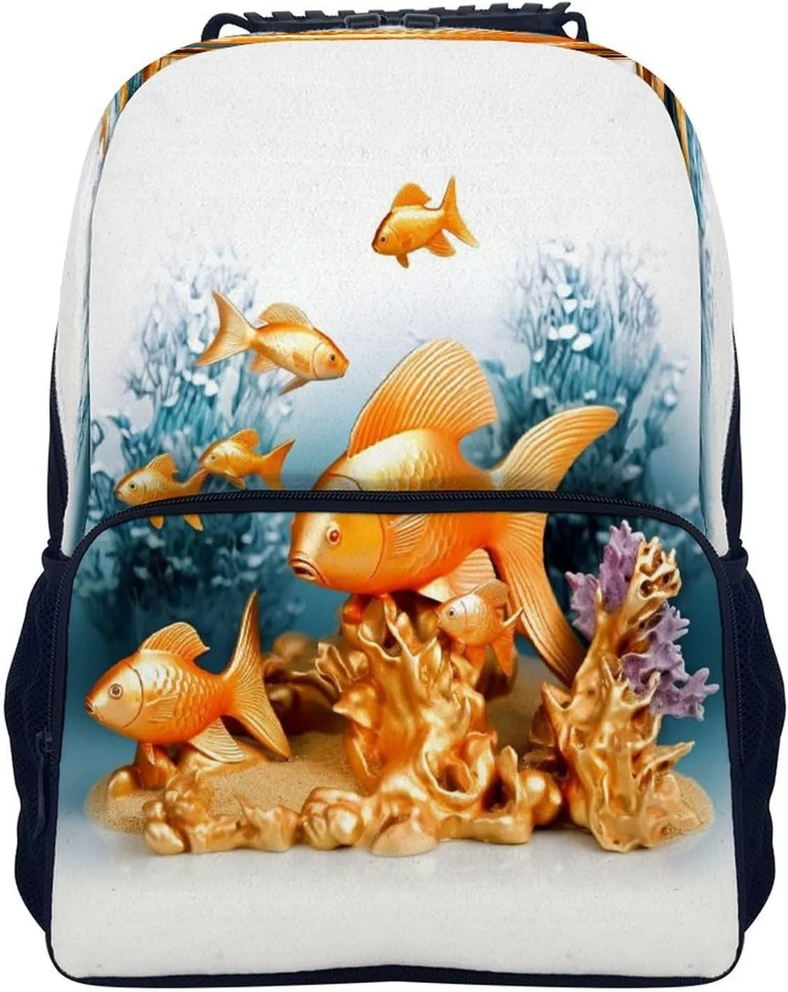 Backpacks Small Fishes Travel Bag Business Work Laptop Backpack