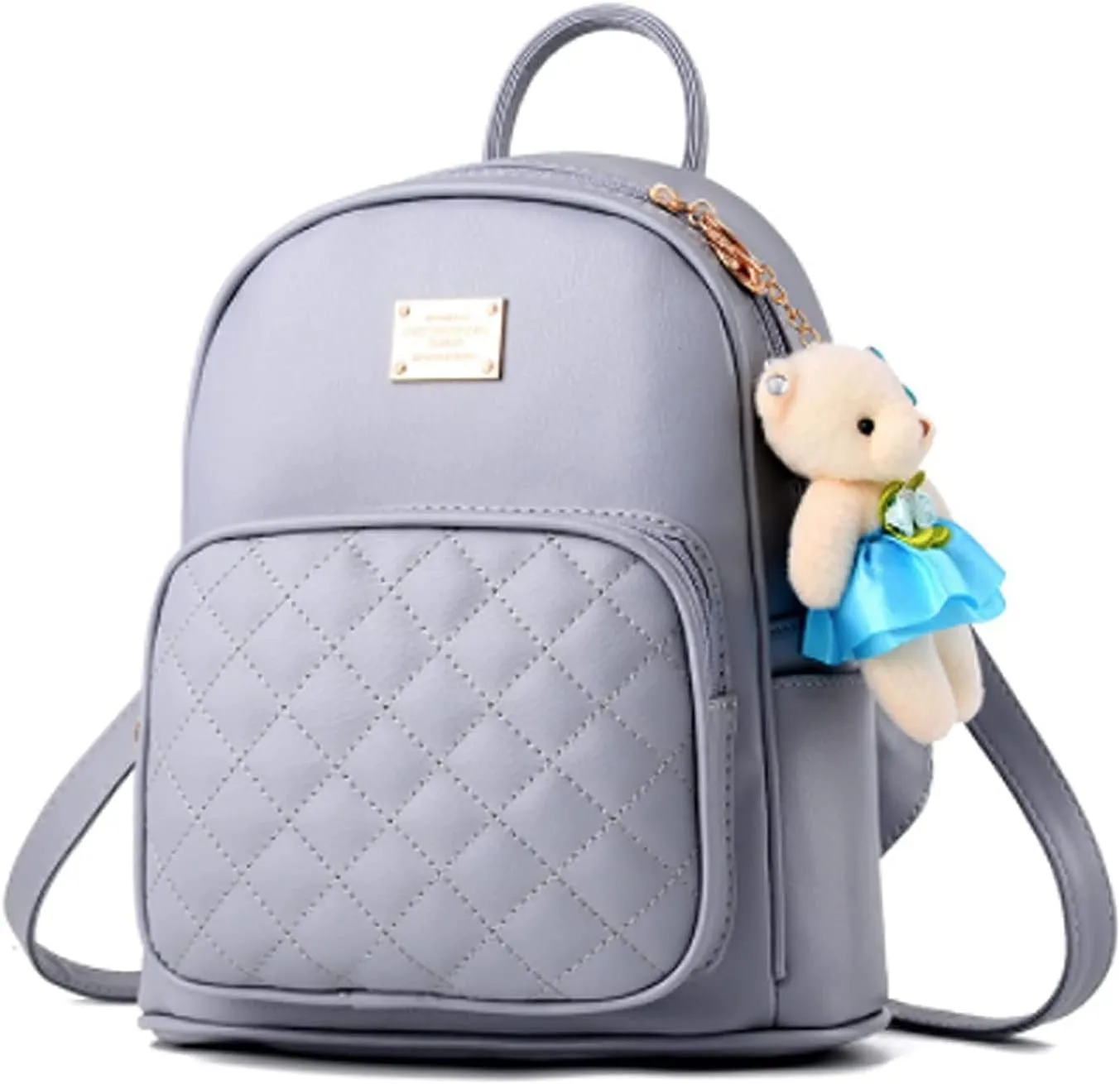BAG WIZARD Leather Backpack Purse Satchel School Bags Casual Travel Daypacks for Womens