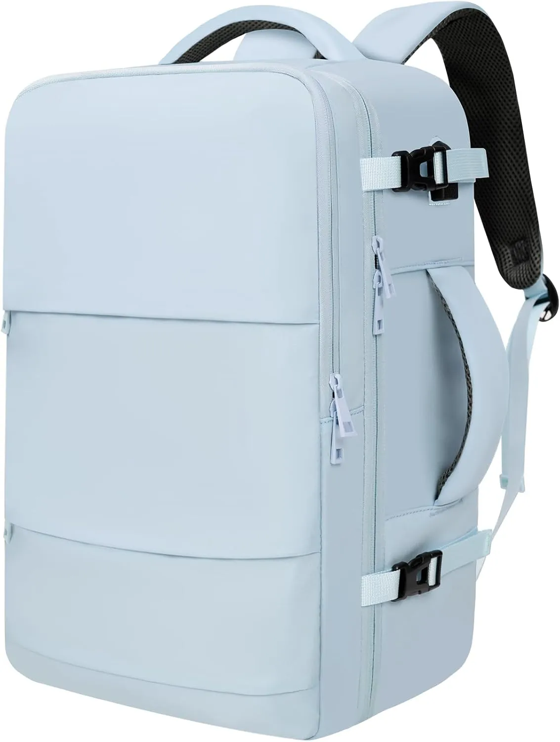 BAGAIL Travel Laptop Backpack, Carry on with USB Port, Luggage Bag for Holiday-Light Blue