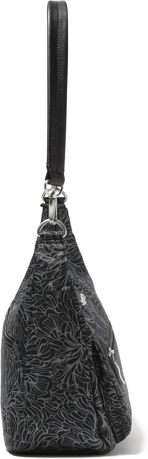 Baggallini Modern Pocket Half Moon 11"x10.5" Shoulder Women W/Replaceable Straps Converts to Crossbody Bag