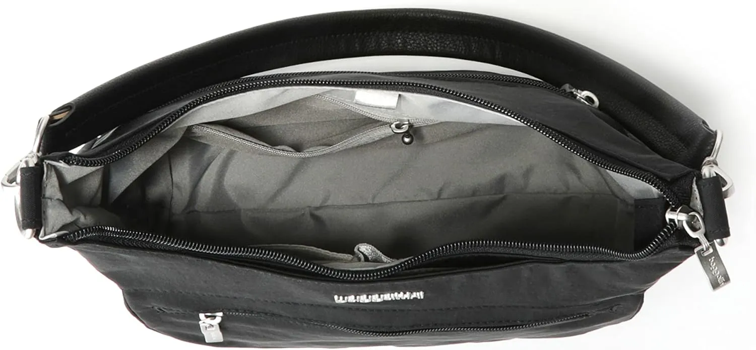 Baggallini Modern Pocket Half Moon 11"x10.5" Shoulder Women W/Replaceable Straps Converts to Crossbody Bag