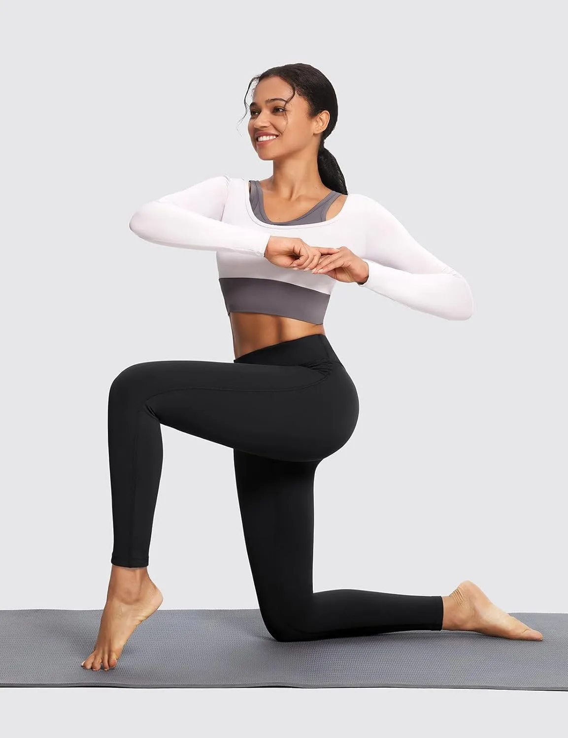 baleaf Women's Fleece Lined Leggings Thermal Warm Winter Tights High Waisted Yoga Pants Cold Weather with Pockets