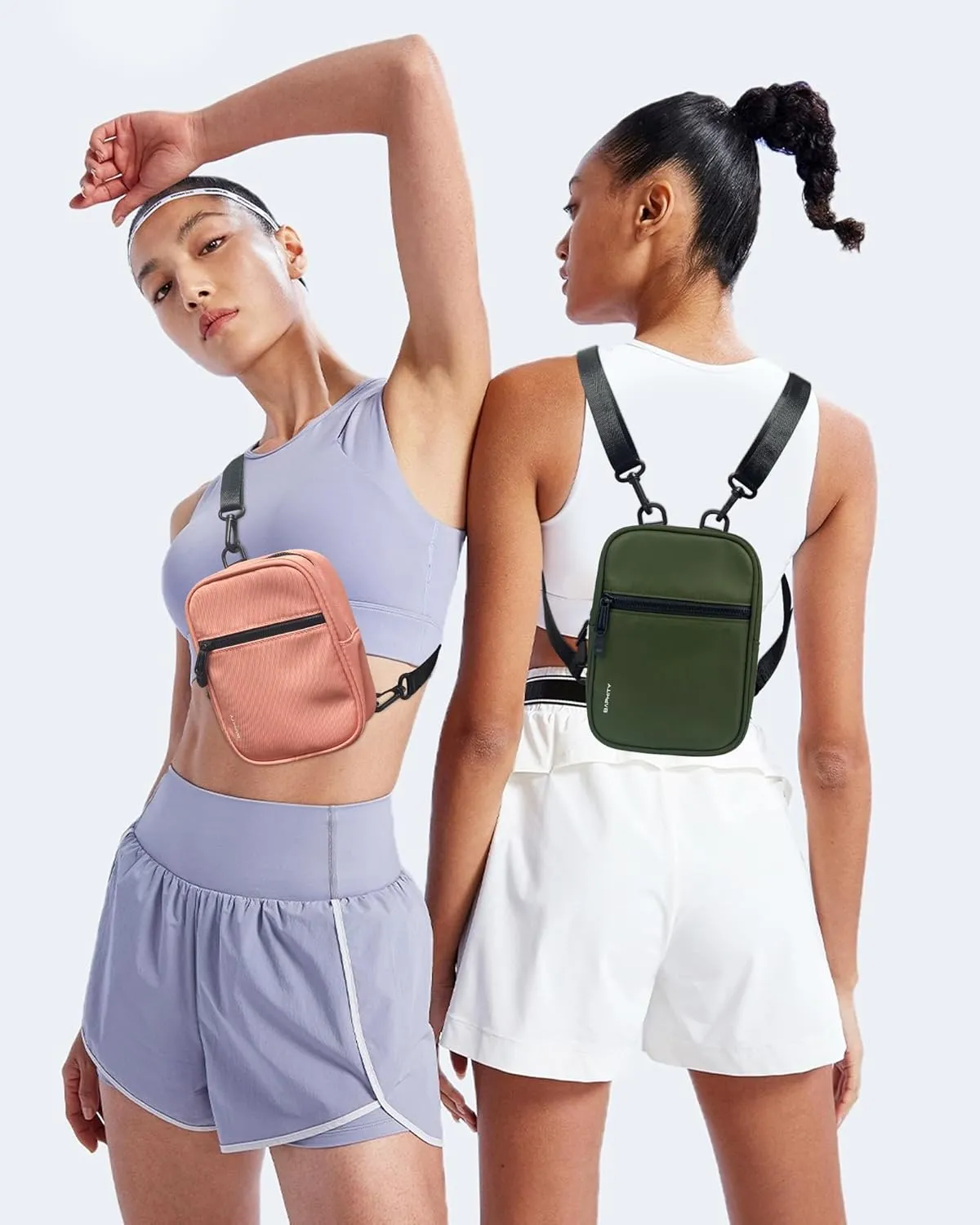 BAPHITY Crossbody Bag Sling Purses for Women Trendy, Convertible Multi Position Fanny Back Pack Sling Bag for Women Cross Body