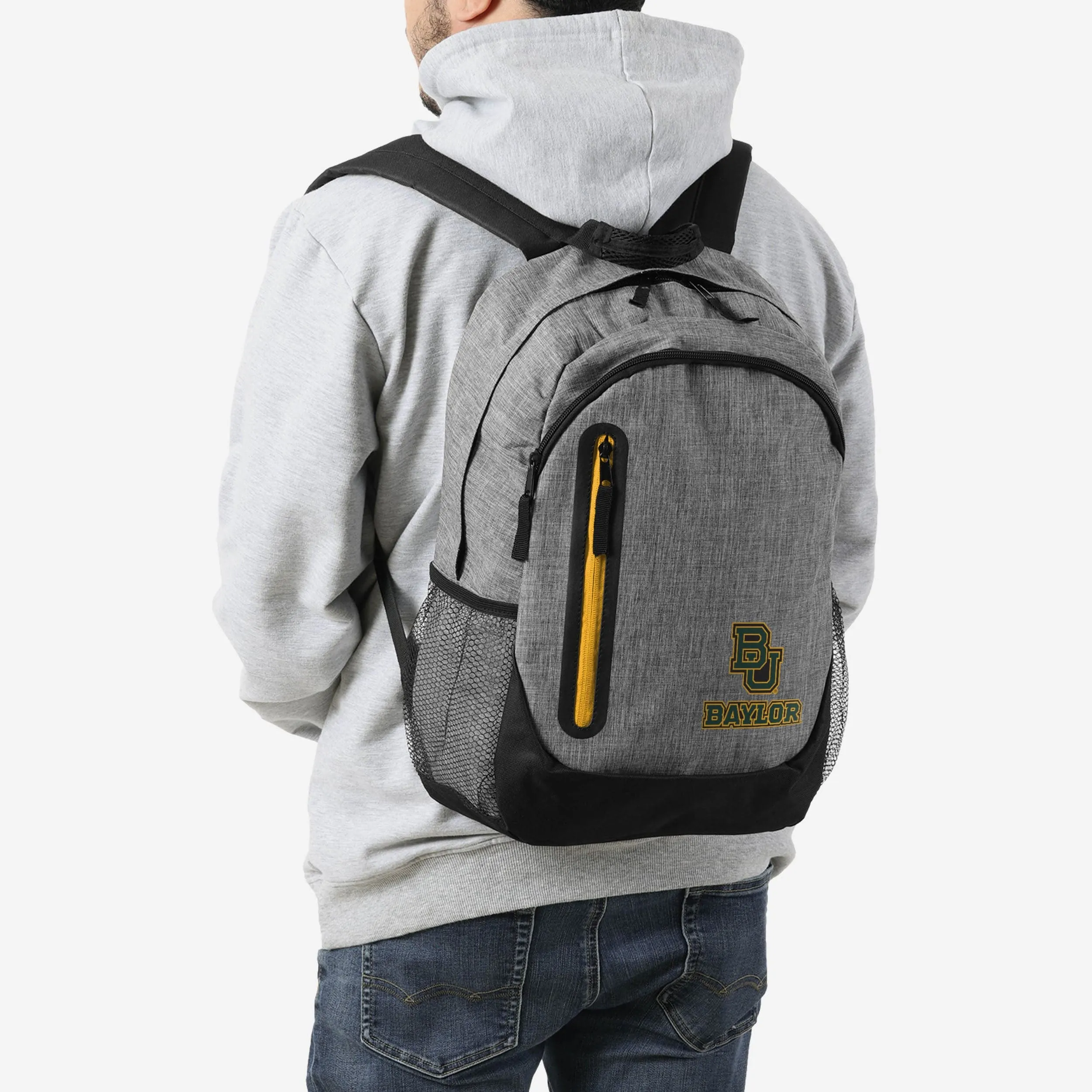 Baylor Bears Heather Grey Bold Color Backpack