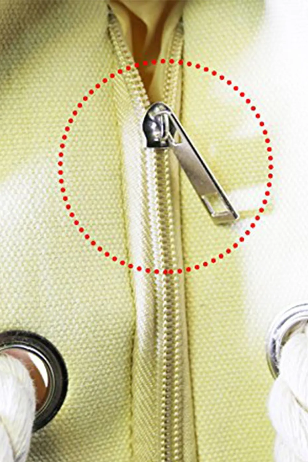 Beach Tote Bag with Rope Handles