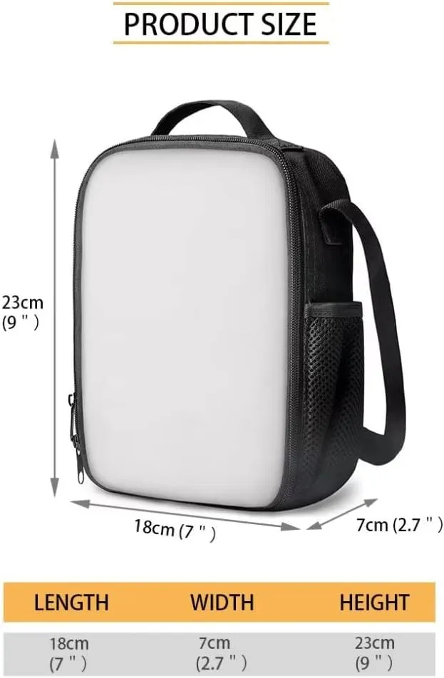 Beauty Collector Komodo Dragon Lunch Bag Animal Back to School Lunch Box Case Cool Shoulder Strap Lunch Holder for Kids