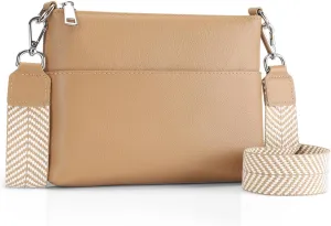 befen Genuine Leather Small Crossbody Purses for Women Travel Cross Body Bags Lightweight with Adjustable Shoulder Strap