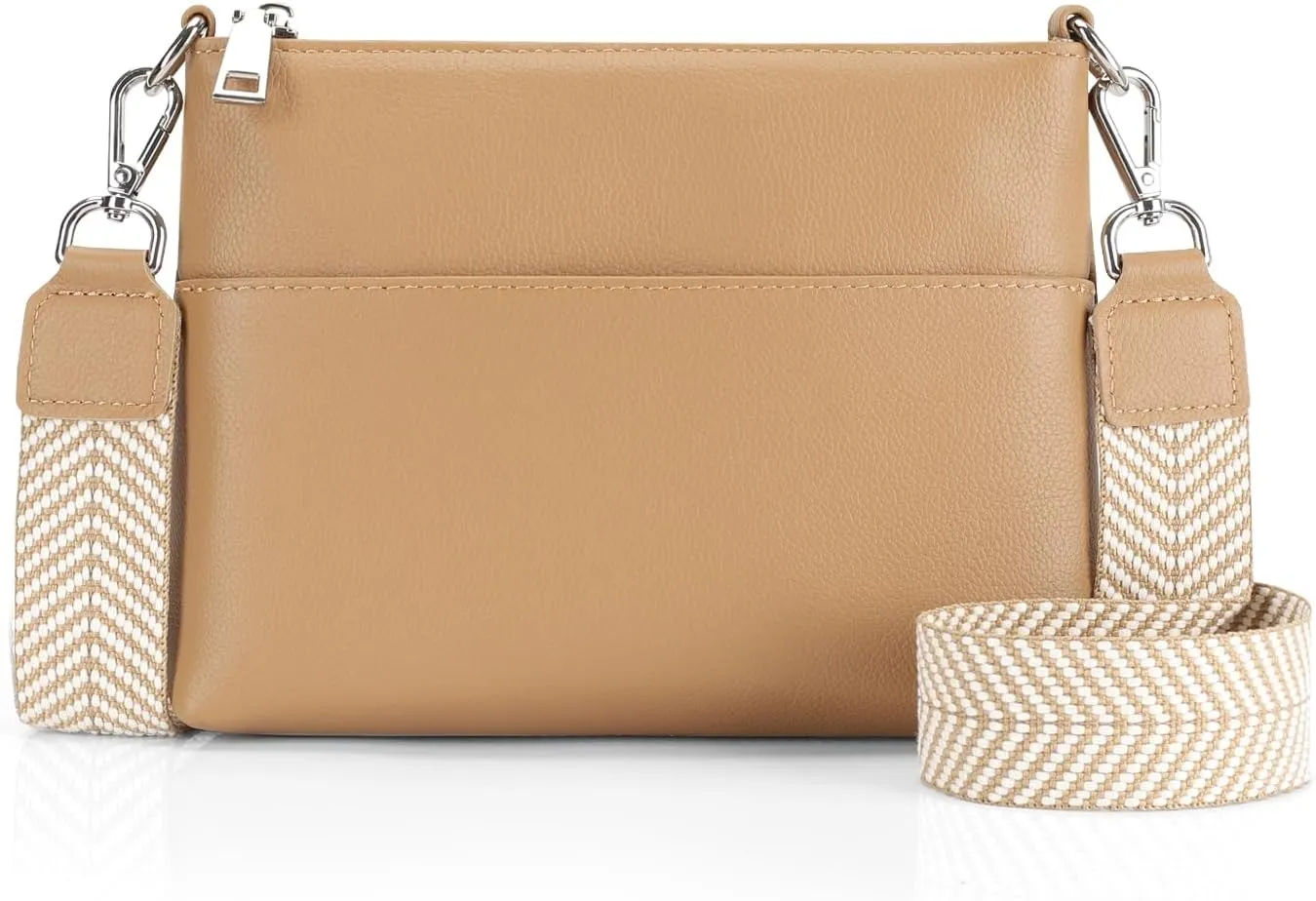 befen Genuine Leather Small Crossbody Purses for Women Travel Cross Body Bags Lightweight with Adjustable Shoulder Strap