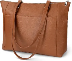 befen Genuine Leather Tote Bag for Women, Large Tote Bag for Women for Work Purses Satchel Handbags with Top Handles